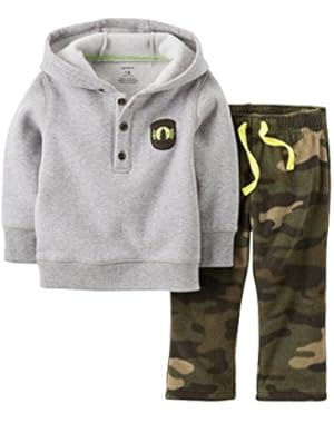 Carters Boys Playclothes Microfleece Camo Set