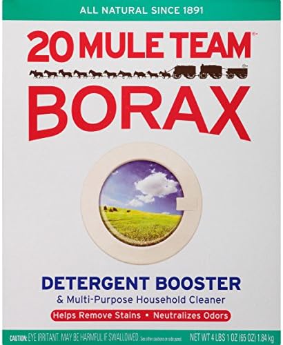 20 Mule Team Borax Detergent Booster &amp; Multi-Purpose Household Cleaner, 65 Ounce (Pack of 6)