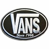 VANS SINCE 1966 SKATEBOARD BLACK PATCHES # WITH FREE GIFT