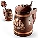 NOVECRAFTO Wooden Beer Mug Crafted From Solid Oak