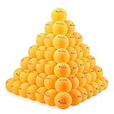 50 or 100 Counts Orange 2-star 40mm Table Tennis Ball Advanced Training Ping Pong Balls White/Orange