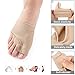 Pretty See Bunion Pads Gel Bunion Corrector Sleeves Toe Separators Spacers Straighteners Pain Relief Protector, 4 Pairs