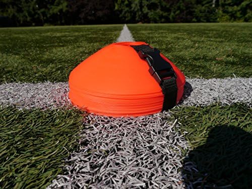 25 Disc Cones with Carrying Strap (Bright Orange)
