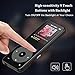 8GB Bluetooth MP3 Player with Touch Button, Metal Lossless Music Player with FM Radio/Voice Recorder, 1.8in TFT Screen, Support up to 128GB, AGPTEK A16, Black