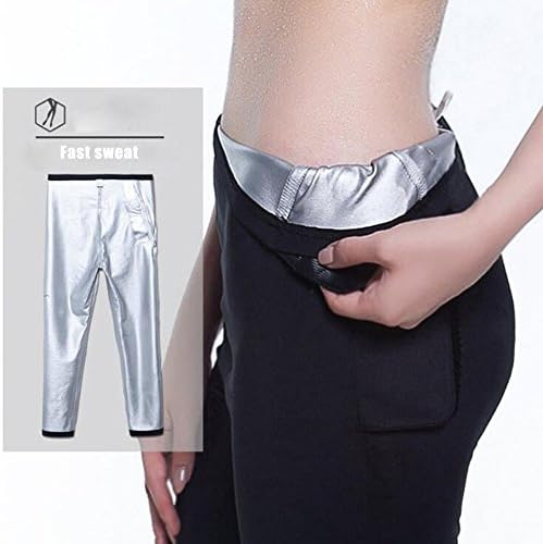 Womens Slimming Pants High Waist Sauna Hot Sweat Thermo Workout Weight Loss Body Shaper with Adjustable velcro (2XL)