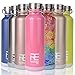 Rehydrate Pro 25oz Insulated Water Bottle with Straw, Bonus Lids and Leak Proof Flask to Keep Liquids Hot or Cold- Triple Wall Vacuum Water Bottle Insulated, Perfect for Gifts