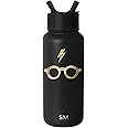 Simple Modern Harry Potter Water Bottle with Straw Lid Insulated Stainless Steel Metal Thermos | Gifts for Women Men Reusable Leak Proof Flask | Summit Collection | 32oz Harry Potter Glasses
