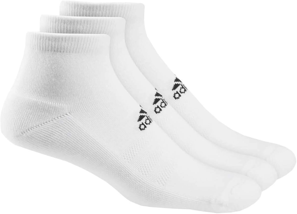 adidas Golf Mens 3 Pack Ankle Socks White UK 8.511 Amazon.co.uk