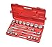 TEKTON 3/4-Inch Drive Jumbo Socket Set, Metric, 19 mm - 50 mm, 21-Piece | 1100