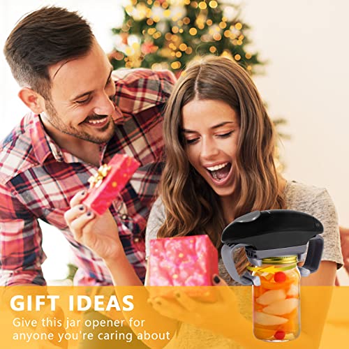 Electric Jar Opener for Seniors with Arthritis and Weak Hands, Upgraded Strong Tough Automatic