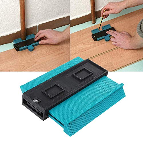 Contour Gauge Duplicator 5" Plastic Circular Frame Profile Contour Gauge Duplicator Wood Marking Measuring Tool Tiling Laminate Tiles General Tools