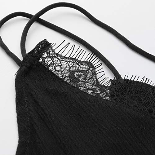 image for Yezijin_Women's Wear Fashion Women V-Neck Camisole Lace Splicing Pure 