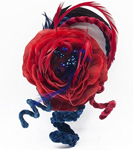 Feather Brooches, Flower Fascinator, Brooch, Worldwide Free Shipment, Chic Accessories, Gift Box, Multicolor, Wedding Statement, Bridesmaid Couture, Bridal, Evening Dress, Cocktail Dresses