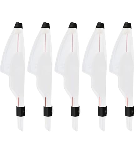Milltrip Fishing Rod Tip Protector, 5PCS Plastic Telescopic Fishing Rod Tip Cover, Fishing Pole Top Protector for Sea Fishing Accessories, Lightweight Design to Reduce Friction & Extend Rod Life (2)