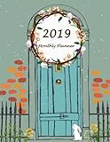 2019 Monthly Planner: Blue house, Daily journal Planner,12 Months Calendar,schedule planner,Agenda P by Windblown Planners