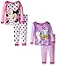 Disney Girls' Minnie Mouse 4-Piece Pajama Set, Assorted, 18 Months