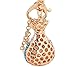 Jzcky Shzrp Fortune Bag Crystal Rhinestone Keychain Key Chain Sparkling Key Ring Charm Purse Pendant Handbag Bag Decoration Holiday Gift(Blue)