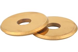 youkzuan 2pcs 7/8Inch(22mmX6mmX2mm) Tungsten-Carbide Tile Cutting Wheel Replacement,Tile Scoring Wheel,Refurbish Your Manual 