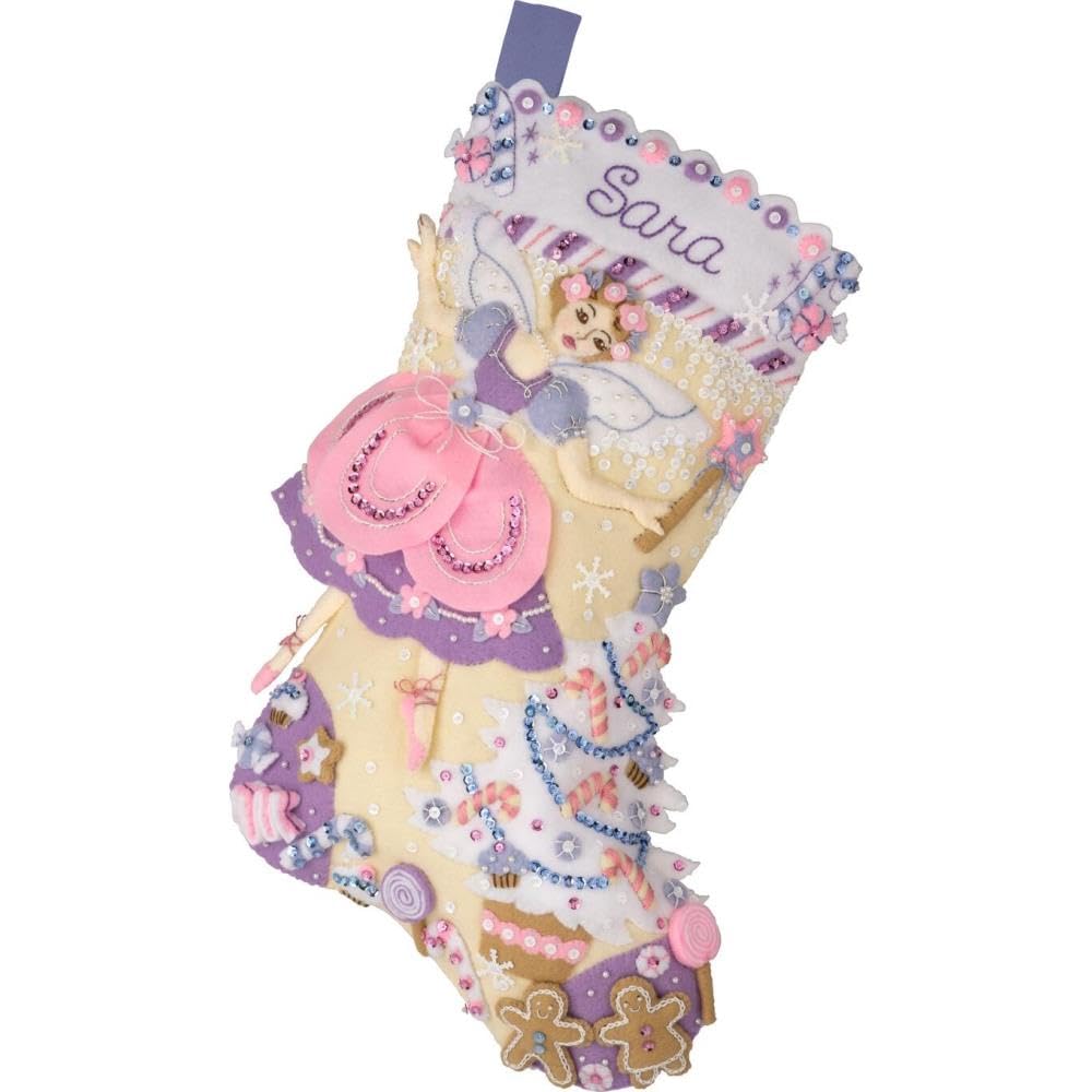 Bucilla, Sugar Plum Dreams, Felt Applique 18