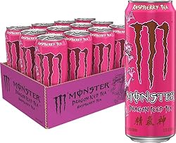 Monster Energy Dragon Iced Raspberry Tea, 23 Fl Oz