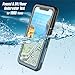 iPhone XR Waterproof Case 6.1 inch, Full Body Protective with Built-in Screen Protector Clear Waterproof Case for iPhone Xr Case 6.1 Inch 2018.