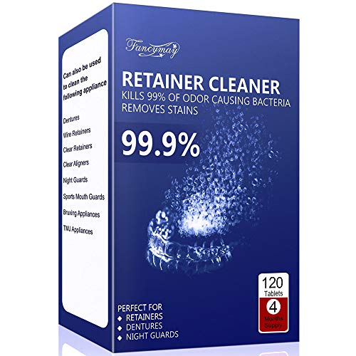 Retainer Cleaning Tablets 120 Tablets 4 Months Supply, Mouth Guard