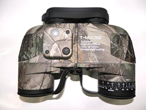 Marine 7x50 Waterproof Floating Binocular,internal Rangefinder &amp; Compass,woodland Camo