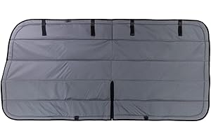 VanEssential Designed for Mercedes-Benz NCV3 & VS30 Rear Qtr Window Covers 144 (RH Passenger Side) - Cool Gray