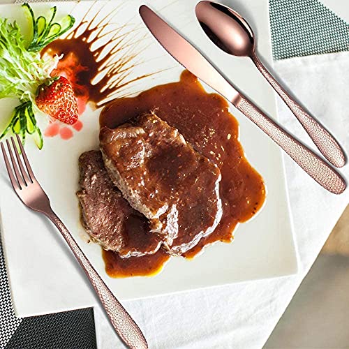 Utensil-Set-Silverware-Set-Utensil-Set-for-Home-Kitchen-and-Restaurant-24-Piece-BlackDinnerware-Steak-Knife-Fork-Coffee-Spoon-Stainless-Steel-Cutlery-Set-with-Wooden-Box-Service-for-6Flatware-Set