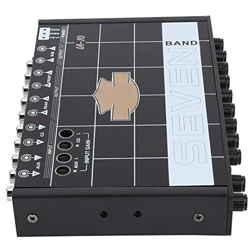 Car Equalizer - Delaman Car Automobile Audio Stereo EQ Equalizer with 7 Band