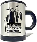 Yoda Self Stirring and Spinning Mug - Stir With The Force You Must