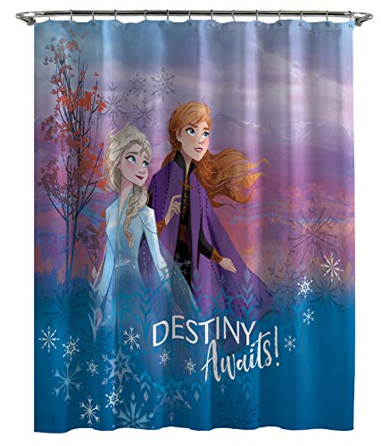 Jay Franco Disney Frozen 2 Destiny Awaits Shower Curtain, Multi