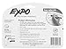 EXPO Magnetic Dry Erase Markers with Eraser, Fine Tip, Low Odor Ink, 4 Count, 4 Assorted Colors: Black, Red, Blue, Green