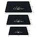 Homecube 16 by 24-Inch Fabric Door Mat Entrance Mat for Home Clean Absorbent Antiskid Cute Cartoon Totoro Design Kitchen Bath Mats (Black)