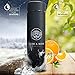 Multi-Purpose Travel Mug and Tumbler by Here & Now Supply Co. | Tea Infuser Water Bottle | Fruit Infused Flask | Hot & Cold Double Wall Stainless Steel Coffee Thermos (Zen Black)