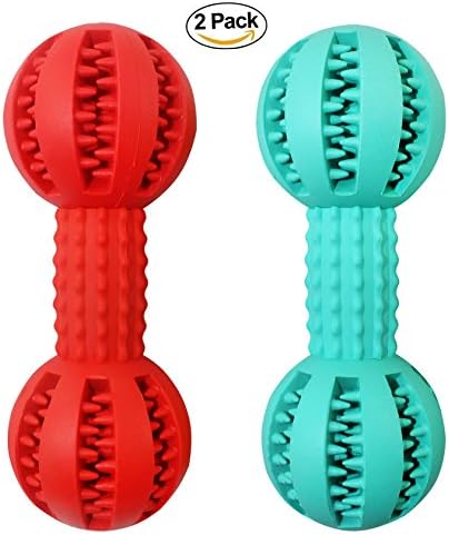 Pelay Pets Dog &amp; Cat Toys Dispenser Toy Refillable Food Treat Ball for Chewing and Playing,2-pack