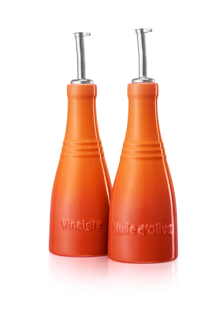 Le Creuset 70803020900000 Set de aceite y vinagre, Cerámica de ...