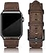 SWEES Leather Band Compatible for Apple Watch 42mm 44mm, Genuine Leather Vintage Strap Wristband Compatible iWatch Series 5, Series 4, Series 3, Series 2, Series 1, Sports & Edition Men, Retro Brown primary