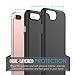 For iPhone 8 Plus Case / iPhone 7 Plus Case, MoKo Shockproof, Ultra Slim Protective Case Dual Layer Non-slip Grip Protection Cover for Apple iPhone 8 Plus / iPhone 7 Plus - Black