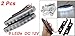 uxcell 0.3W 8 LEDs Daytime Running Light Lamp for Car Vehicle 2 Pcs