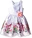 Pippa & Julie Girls' Border Print Party Dress