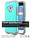 Galaxy Luna / Express 3 / Amp 2 / J1 2016 Case, NageBee Design Premium Heavy Duty Defender Dual Layer Protector Hybrid Case for Samsung Galaxy Luna / Amp 2 / Express 3 / J1 2016 - Teal