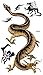 Supperb Temporary Tattoos - Japanese Dragon (Set of 2)