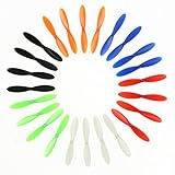 Coolplay 6 sets=24pcs Hubsan X4 H107 H107D H107C H107L Blades Propellers Props Rotor Spare Parts for Hubsan RC Quadcopter - 6 Color