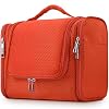 Mossio Large Hanging Travel Toiletry Bag – Hygiene Bag, Bathroom and Shower Organizer Kit with Elastic Band Holders for…