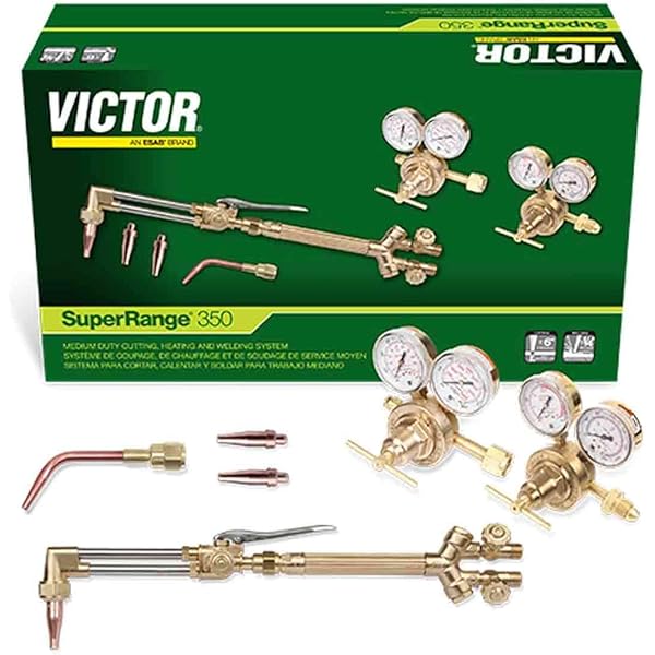 VIC0384-2698 - Victor® Medalist® 350 Heavy Duty Acetylene Welding/Cutting Outfit CGA