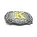 KECOL Western Cowboy A to Z Alphabet Rodeo Initial Letters Buckles for Men Women Letter K