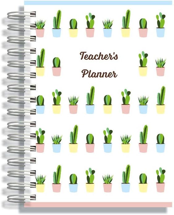 Pirongs A5 Teachers' Planner 5 Lesson - Cactus