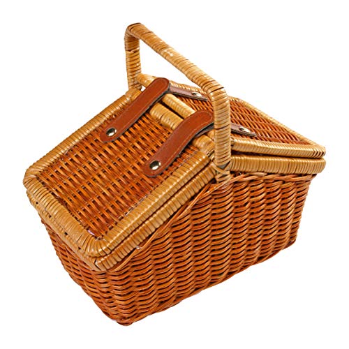 small foot Picknickkorb Romantik aus beflochtenem Holz, Inklusive Geschirr-Set, ab 3 Jahren, Art.-Nr. 5300 – Bild 6