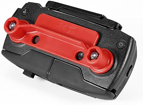 ZEEY Remote Controller Protector for DJI Mavic Pro, RC Thumb Stick Grip &amp; Screen Transport Protect Clip for DJI Mavic Pro Drone Remote Controller (Red)